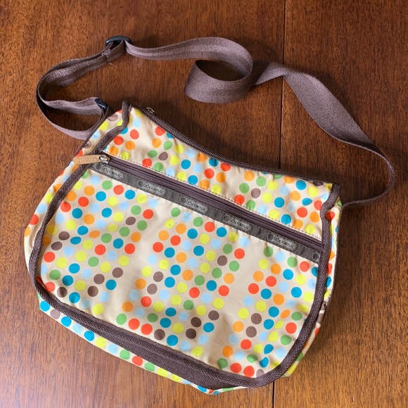 LeSportsac polka dot vintage crossbody - Picture 1 of 8